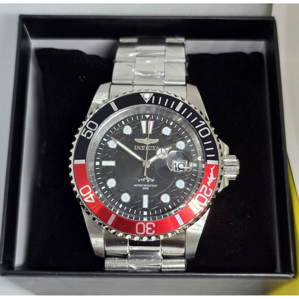 Invicta Pro Diver Men's Watch 42mm Steel 50829 Pepsi Bezel New In Box